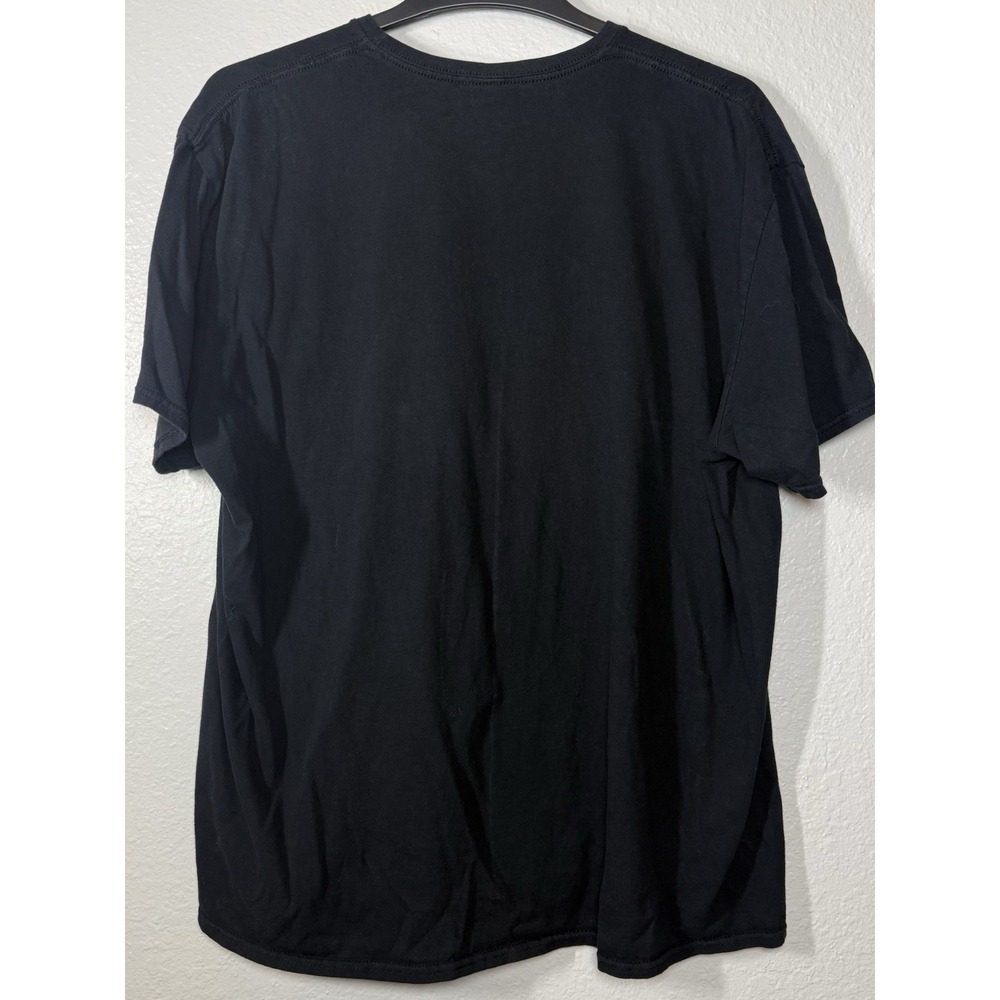 Marvel Spider-Man Black Graphic Print T-Shirt 2XL Crew Neck Jersey Cotton - Picture 2 of 3